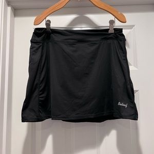 Sweat wicking running skort.